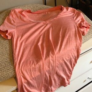 Active USA Coral Short Sleeve Tee